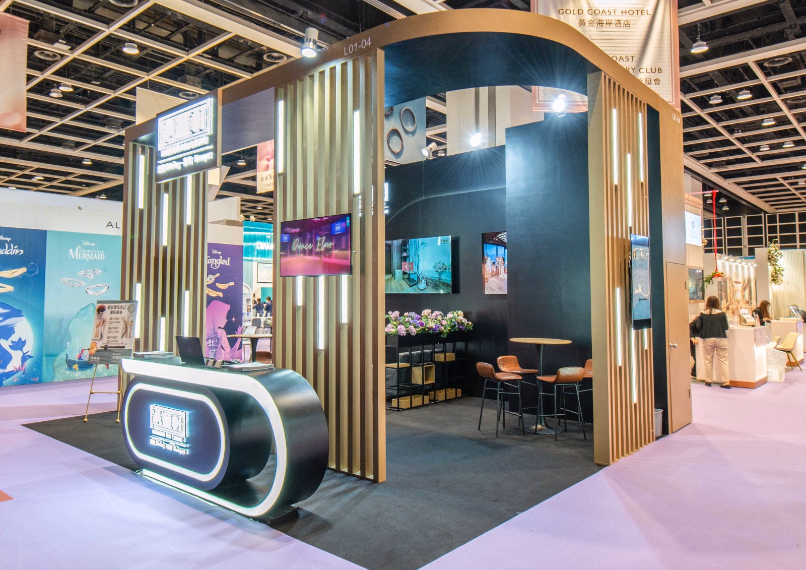 Premium booth built by Aplus at Hong Kong Wedding Expo
