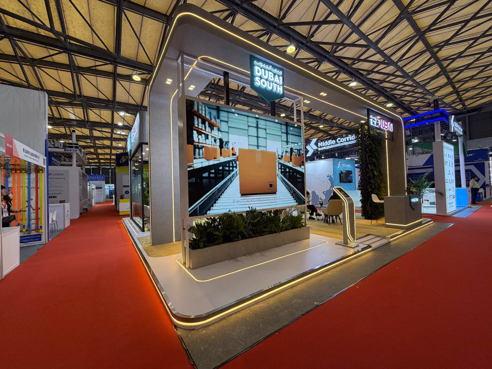 Custom booth project delivered for a Middle East partner