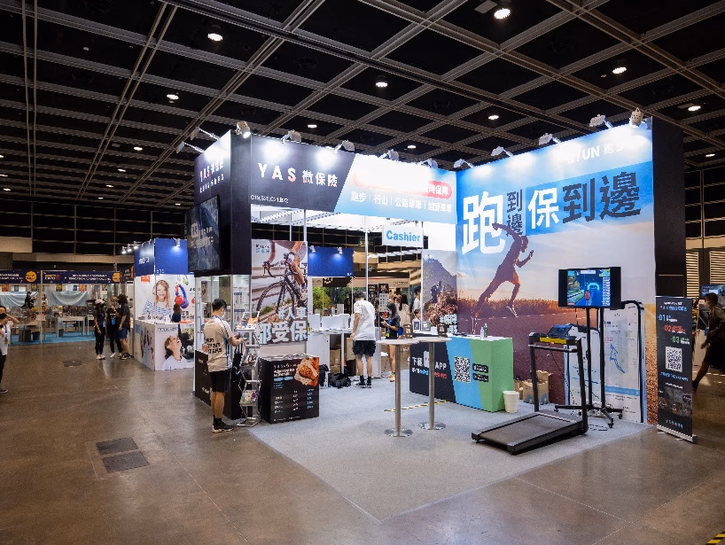 Exhibition booth at HKCEC